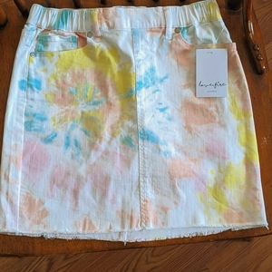 Cute Tie Dye Skirt